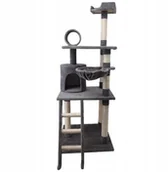 Drapaki dla kotów - Drapak Dla Kota Wieża Legowisko Domek Tunel - miniaturka - grafika 1