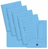 Teczki i skoroszyty - Elba 100090077 teczka z napinaczem narożnym Alpina, DIN A4, kartonowa, pomarańczowa 100090077 - miniaturka - grafika 1