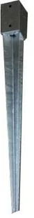 GAH-Alberts 211288 wbijana tuleja ziemna do czworokątnych słupków z drewna, ocynkowana ogniowo, 91 x 91 mm, wysokość 750 mm 211288 - Inne mocowania - miniaturka - grafika 2