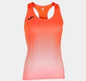 Koszulki sportowe damskie - Joma Joma Elite VII Tank Top Fluor Coral-White - miniaturka - grafika 1