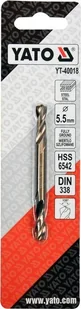 Yato WIERTŁO DO METALU DWUSTRONNE 5,5MM YT-40018 - Wiertła - miniaturka - grafika 3