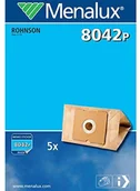Worki do odkurzaczy - Menalux 8042p 5 papierowych worków do odkurzacza do Rohnson FLEXY 8042 P - miniaturka - grafika 1