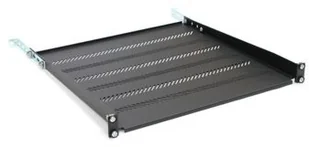 Assmann Półka do szaf 450mm 19" 483x450mm 1U czarna z regulacją i podporą TN-19-450-1U-BK - Szafy rack - miniaturka - grafika 2
