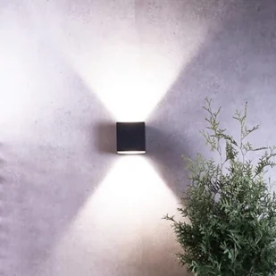 Deko-Light Kinkiet zewnętrzny LED Jabbah ciemnoszary, up/down - Lampy ogrodowe - miniaturka - grafika 2