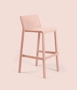 Nardi Stołek barowy Trill różowy - Taborety i hokery - miniaturka - grafika 4