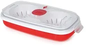 Akcesoria i części do mikrofalówek - Snips Snips 702 Tempo Zero jajek kłusownicy i omletów 0,75 litra, plastik, czerwony Snips _702 - miniaturka - grafika 1