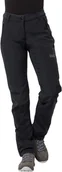 Spodnie narciarskie - Jack Wolfskin Spodnie ZENON SOFTSHELL PANTS WOMEN black - 20 1505111-6000 - miniaturka - grafika 1