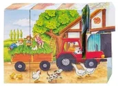 Klocki - Goki klocki sześcienne Farma - miniaturka - grafika 1