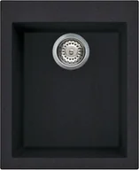 Zlewozmywaki - Elleci Quadra 100 (nakładany) 40 Full black - miniaturka - grafika 1