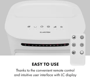 Klarstein Iceberg Breeze, chłodnica powietrza 2 w 1, 65 W, 283 m3/h, zbiornik 10 l, 2 wkłady lodowe HTR7-IcebergBreeze W - Klimatory - miniaturka - grafika 8