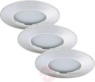 Briloner Zestaw 3 szt. reflektor LED Nikas IP44 chrom - Oprawy, klosze i abażury - miniaturka - grafika 5