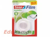 Taśmy klejące - Tesa Taśma biurowa TESAFILM Invisible 33mx19mm + dyspenser Easy Cut AA055TES - miniaturka - grafika 1