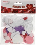 Szkolne artykuły papiernicze - BREWIS Naklejki filcowe Serca Brewis (200) - miniaturka - grafika 1