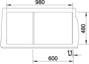 Blanco ZIA 6S ALUMETALIK 514733 - Zlewozmywaki - miniaturka - grafika 9