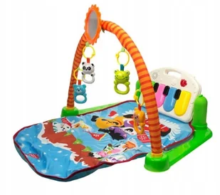 Mata Edukacyjna dla dzieci 3w1 zwierzaki pianinko - Leżaczki i huśtawki - miniaturka - grafika 9