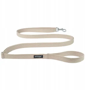 Ami Play Smycz Cotton Easy Fix M 160-300/2cm Beżowa - Smycze dla psów - miniaturka - grafika 2