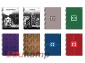 Przybory szkolne - Inter-druk Skorowidz A6 spirala NO02INT - miniaturka - grafika 1