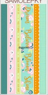 NAKLEJKI PASKI TAŚMY WASHI do scrapbookingu .'. - Scrapbooking - miniaturka - grafika 2
