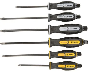 TOPEX Zestaw wkrętaków 39D506 - Akcesoria do elektronarzędzi - miniaturka - grafika 2