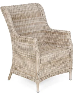 HOME &amp; GARDEN HOME & GARDEN Meble ogrodowe technorattanowe Bristol Round Elegant 150 cm Beige / Beige Melange 6+1 945513 - Meble ogrodowe - miniaturka - grafika 6