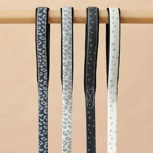 Hunter SMYCZ DLA PSA CONVENIENCE REFLECT GLOW STARS BIAŁA dł 120 szer 2cm - Smycze dla psów - miniaturka - grafika 3