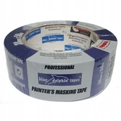 Folie i taśmy malarskie - Blue Dolphin Taśma Delfin Malarska Niebieska 38mm - miniaturka - grafika 1