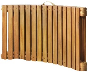 vidaXL Ogrodowy leżak z poduszką lite drewno akacjowe 3061581 - Leżaki ogrodowe - miniaturka - grafika 5