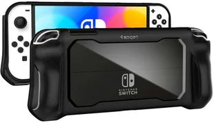SPIGEN Etui SPIGEN Rugged Armor do Nintendo Switch Oled Czarny Raty BRAK - Gadżety dla graczy - miniaturka - grafika 8