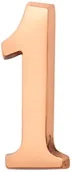 Numery na dom - Sartpol OBI Cyfra 1 samoprzylepna 5 cm mosiądz - miniaturka - grafika 1