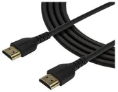 Kable komputerowe i do monitorów - StarTech com com HDMI 2.0 Cable - Premium 4K 60Hz High Speed HDMI Cord with Ethernet - For Computer Monitor or TV (RHDMM1MP) - HDMI with Ethernet cable - 1 m RHDMM1MP - miniaturka - grafika 1