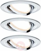 Oprawy, klosze i abażury - Paulmann 3 szt.spot Nova Coin okrągły, chrom - miniaturka - grafika 1