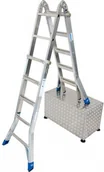 Rusztowania - Krause STABILO przegubowa drabina teleskopowa 4x5 133960 - miniaturka - grafika 1