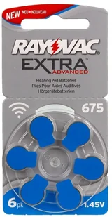 Rayovac 60 x baterie do aparatów słuchowych Power One Varta 675 - Baterie i akcesoria - miniaturka - grafika 2