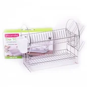Suszarki do naczyń - KAMILLE Dwupoziomowa suszarka do naczyń KAMILLE 0765B - miniaturka - grafika 1