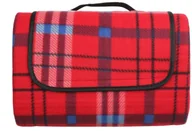 Koce piknikowe - Uniglob Koc piknikowy Inverno czerwony 135 cm x 175 cm - miniaturka - grafika 1