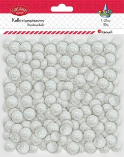 Hasta Ozdoba dekoracyjna Kulki Styropian Brok biały 20g Pbh - Pozostałe akcesoria dla plastyków - miniaturka - grafika 2