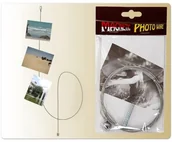 Dekoracje domu - Out of the Blue 76/3046-metalowo-zdjęcia z drutu 12 magnesów, około 190 cm X 1,2 MM, srebro, 1 - opakowanie 76/3046 - miniaturka - grafika 1