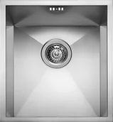 Zlewozmywaki - Teka TETRAGON 34x40 1B stal szczotkowana 100090101 - miniaturka - grafika 1