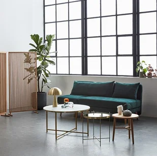 Hubsch MUSH Lampa Stołowa 33 cm Złota 990716 - Lampy stojące - miniaturka - grafika 2