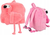 Plecaki - Plecak Welurowy Z Flamingiem Dla Dzieci E0725 Emaj - miniaturka - grafika 1