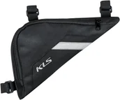 Sakwy rowerowe - Kellys Sakwa na ramę trójkątna KLS TRIANGLE mała 1L, czarna (S0883) - miniaturka - grafika 1