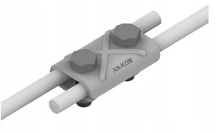 KONTAKT-SIMON SA Złącze przelotowe pojedyncze AN-01/OG/ 2xM8 /OG/ A191004 - Piorunochrony - miniaturka - grafika 3