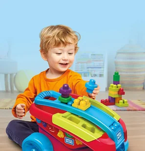 Fisher Price Fisher Price Mega Bloks Wózek Sorter FVJ47 - Klocki - miniaturka - grafika 6