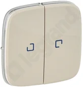 Klawisze i ramki - Legrand Klawisz łącznika świeczkowego Valena Allure 755226 podświetlany kremowy - miniaturka - grafika 1