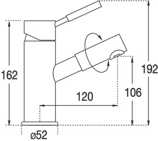 Blue Water bateria umywalkowa Denver DEN-BUN.010 złota - Baterie podtynkowe - miniaturka - grafika 3