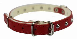 ZOO LESZCZ (PL) Solidna Obroża Dla Psa Skóra Naturalna Z Kolcami 16 mm / 44 cm ZL0172 ZOO LESZCZ (PL) - Obroże dla psów - miniaturka - grafika 6