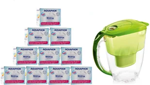 Brita Filtr Maxfor Maxtra 10 Szt + Dzbanek Zielony - Uzdatniacze wody - miniaturka - grafika 2