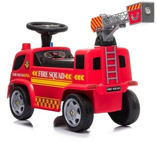 Lean CARS Pojazd Jeździk Straż Pożarna Drabina Bańki Mydlane Dźwięki Koguty LT-9180-0 - Jeździki dla dzieci - miniaturka - grafika 6