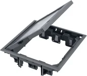 Puszki elektryczne i akcesoria - Kontakt Puszka-podłogowa-12x-K45-lub-6x-SIMON500-z-pokrywą-5mm-z-zamkiem-szary FB34105/1 - miniaturka - grafika 1