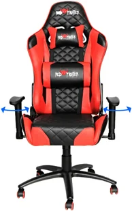 RED FIGHTER Fotel RED FIGHTER C1 Czerwony - Fotele gamingowe - miniaturka - grafika 5